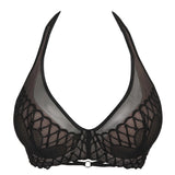 Vya Plunge Bra Black