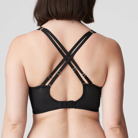 Vya Plunge Bra Black