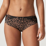 front view of of the Madison Full Brief Lace Back bronze from The Foundation, showing the elegant silhouette and flattering fit