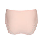 PrimaDonna Madison Full Brief Lace Back in Pink Diamond from The Foundation, featuring floral gingham print and lace-wrapped back. back