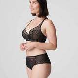 Vya Luxury Thong Brief Black