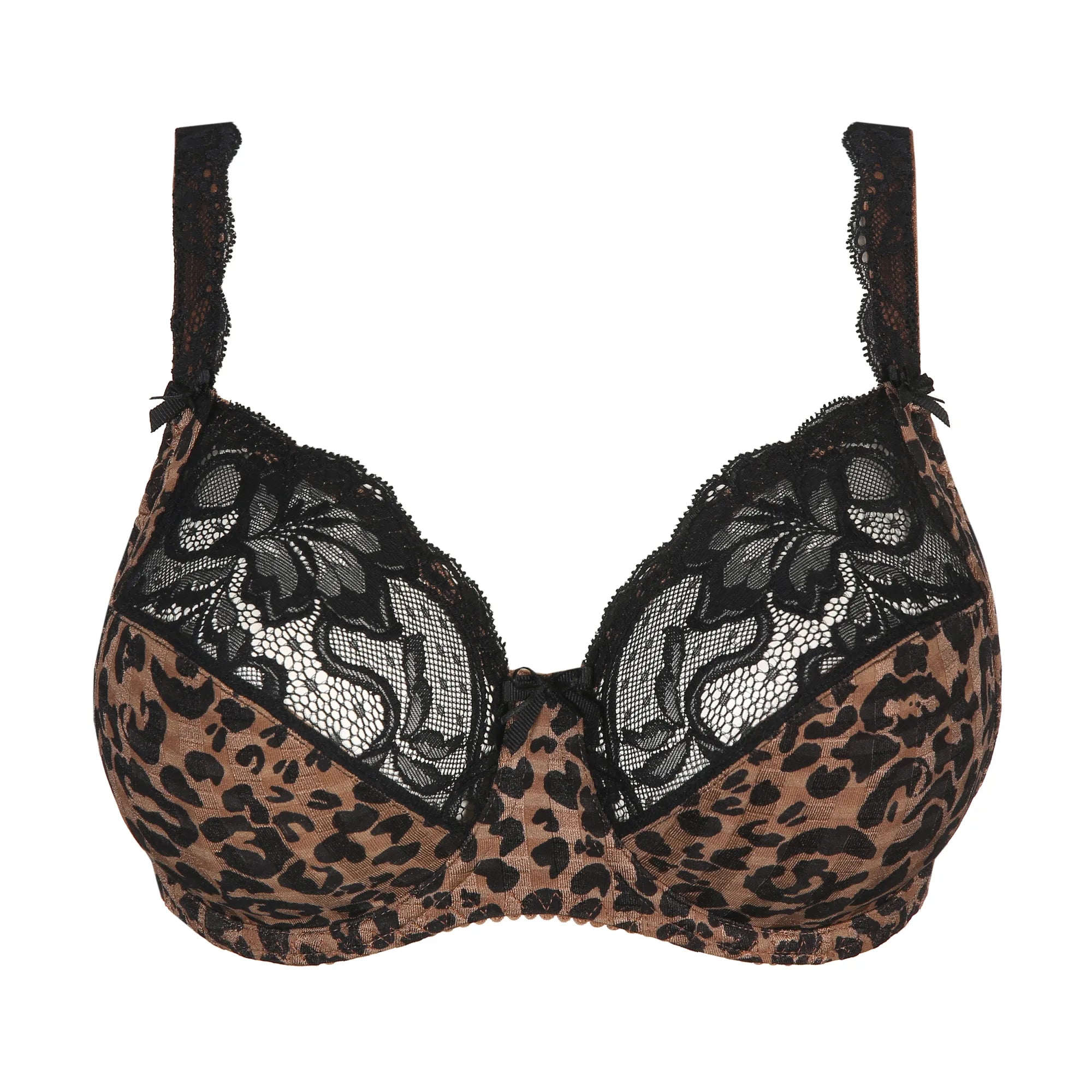 Product flat lay of Madison Full Cup Bra in Bronze lace—The Foundation