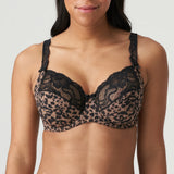 Woman wearing PrimaDonna Madison Full Cup Bra in Bronze—The Foundation