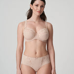 Complete lingerie set styled with the Madison Café Latte bra—The Foundation