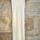 Lotus Silk Long Chemise Nightdress Silk slip in ivory colour