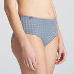 Side view of Marie Jo’s Avero Full Brief in Atlantic Blue showing high waist and flattering cut.